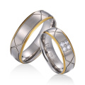 OEM Design Diamond Jewelry Wedding Band Ring for Men & Women